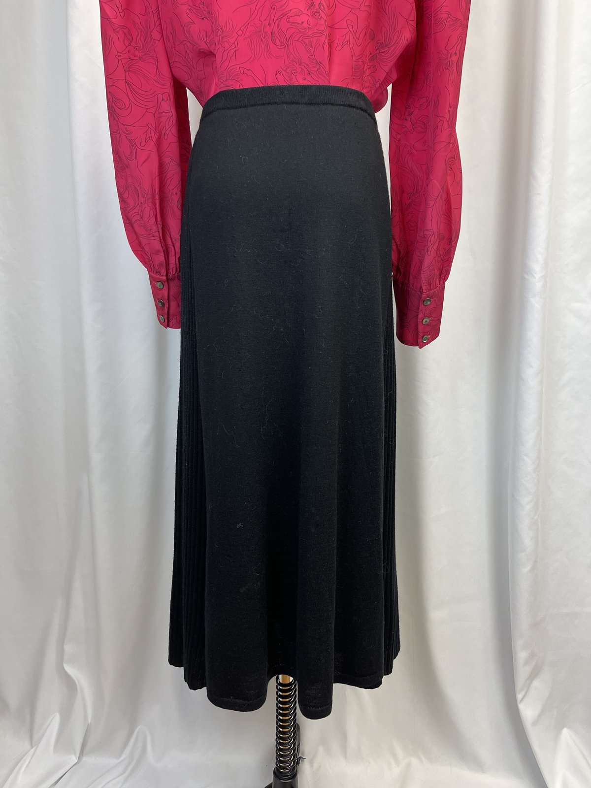 Eileen Fisher Wool/Silk Maxi Skirt 