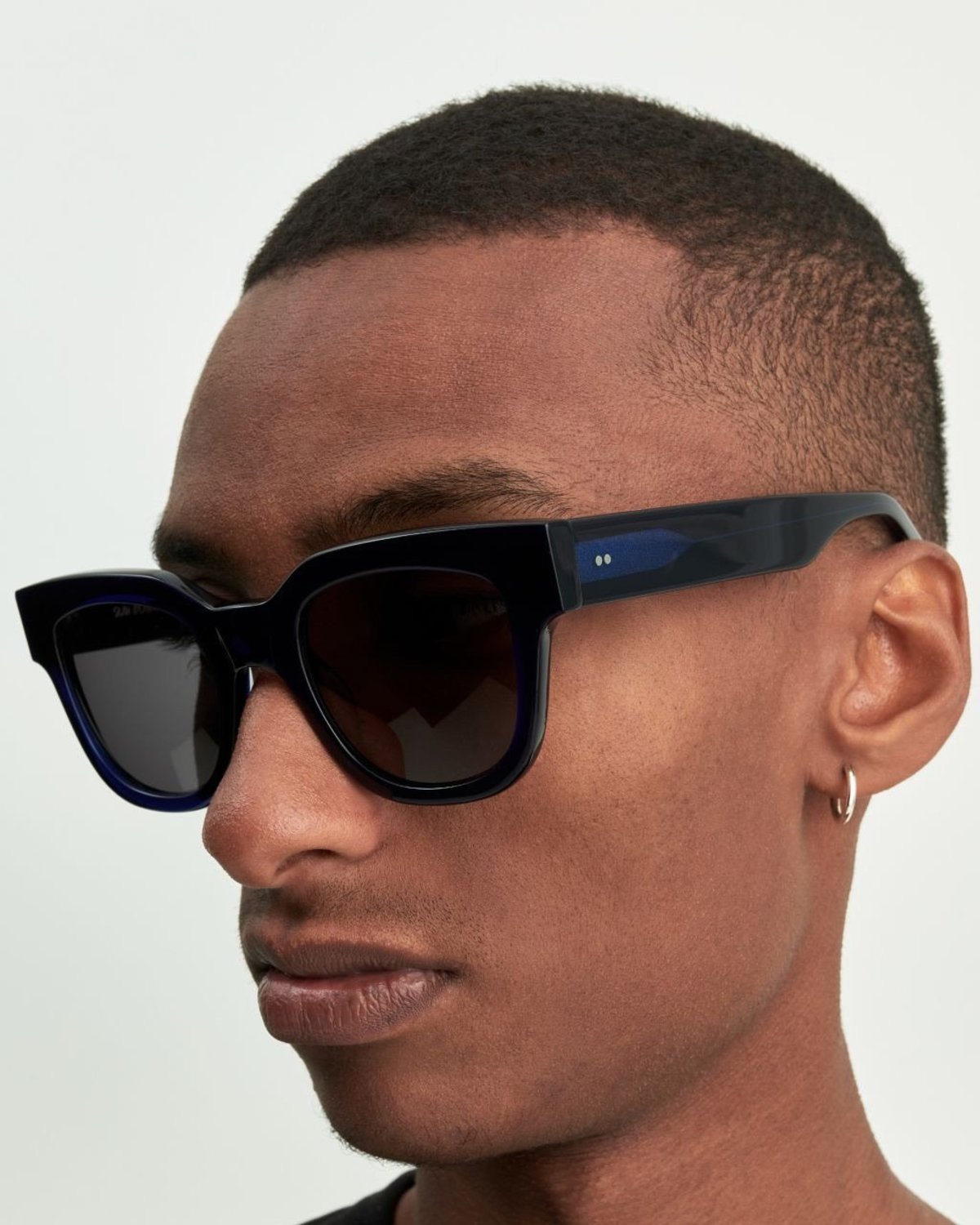 very dark sunglasses