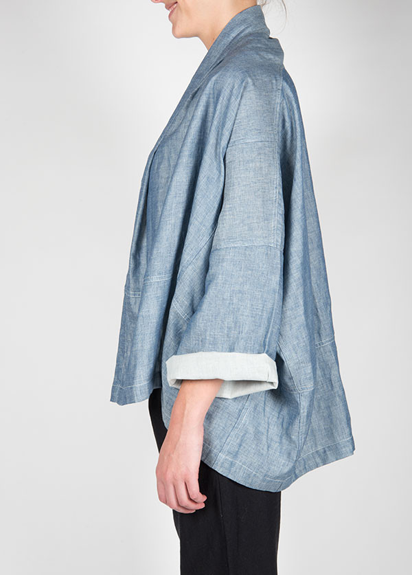 Atelier Delphine Kimono Jacket in Baby Chambray Atelier Delphine Kimono Jacket in Baby Chambray