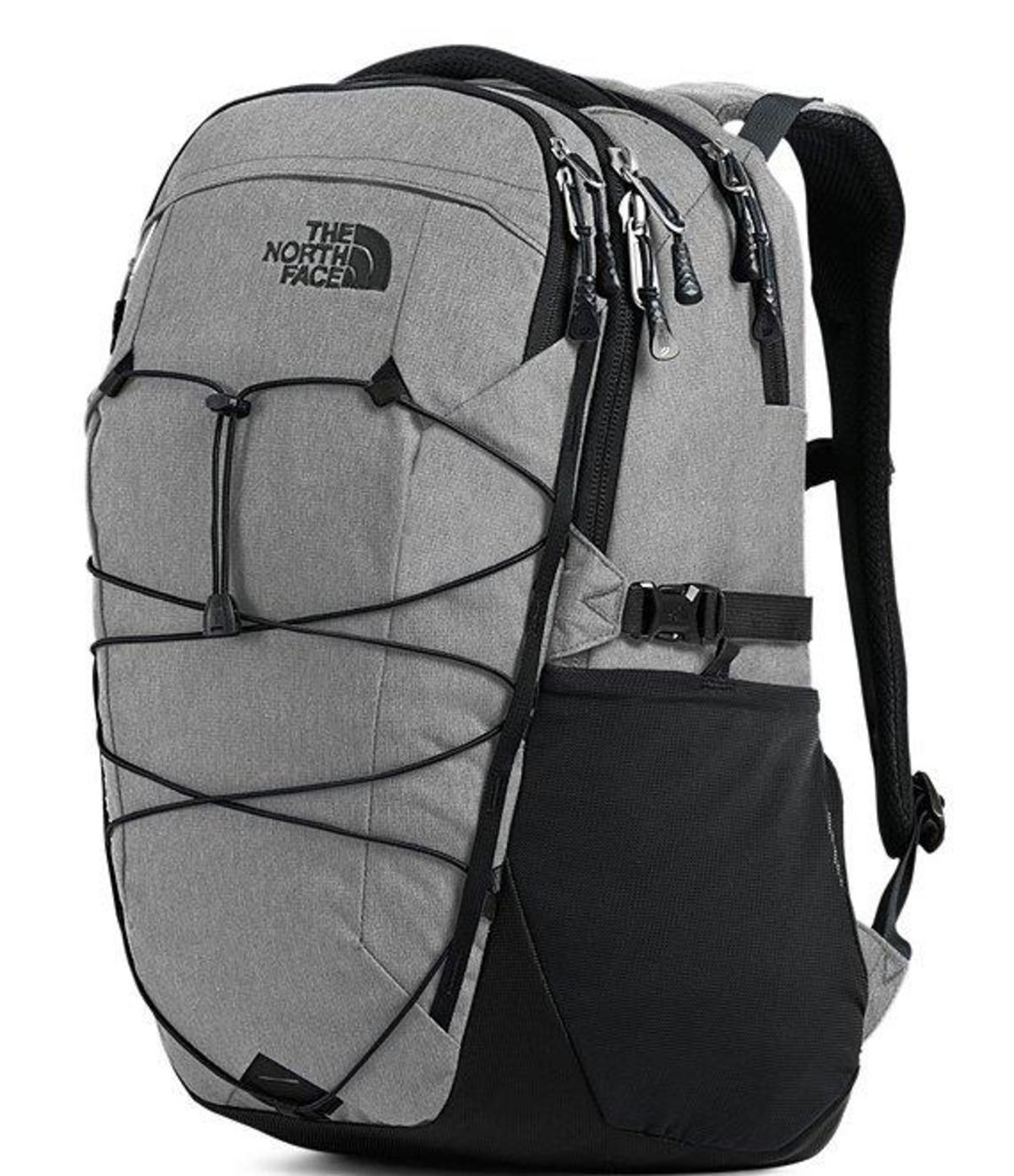 The North Face Borealis Backpack Zinc Grey Dark Heather Tnf Black Garmentory