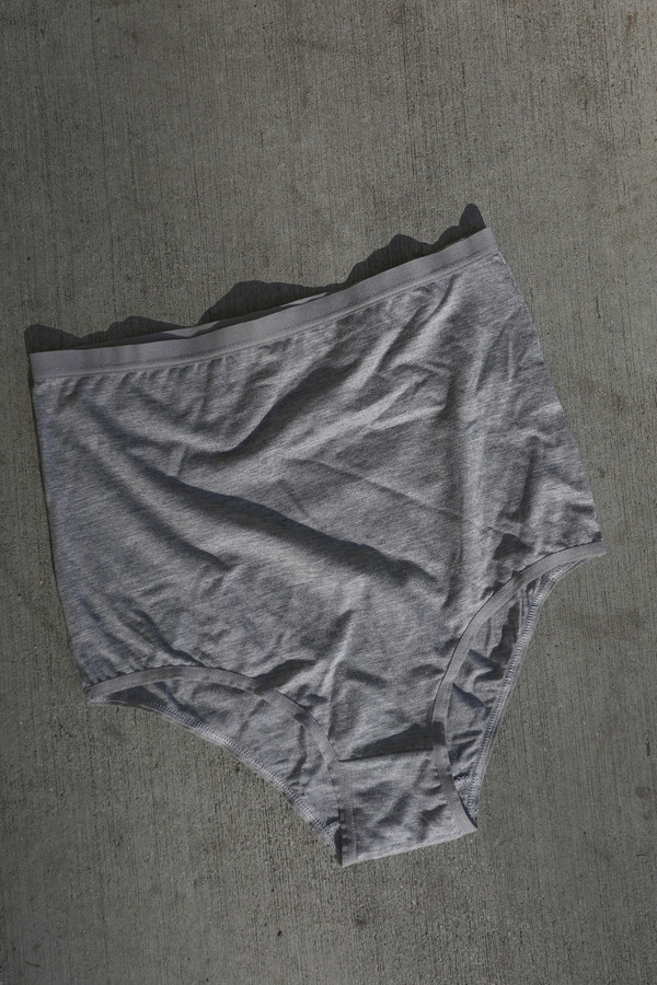 Baserange High Waist Underwear in Grey Melange Baserange High Waist Underwear in Grey Melange