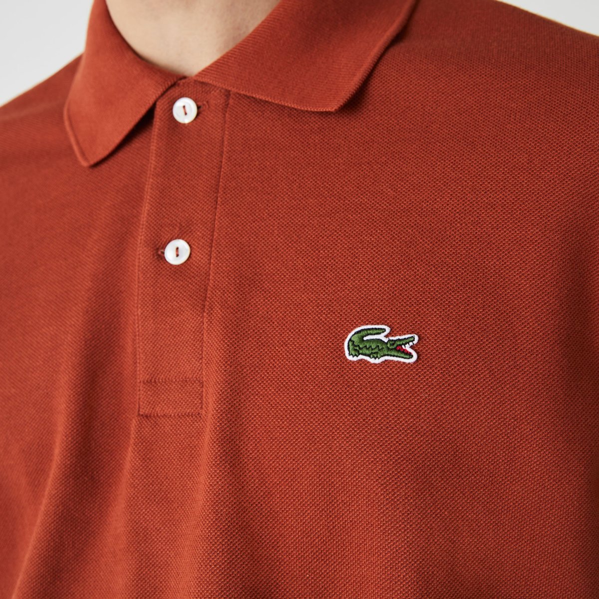 polo lacoste marron