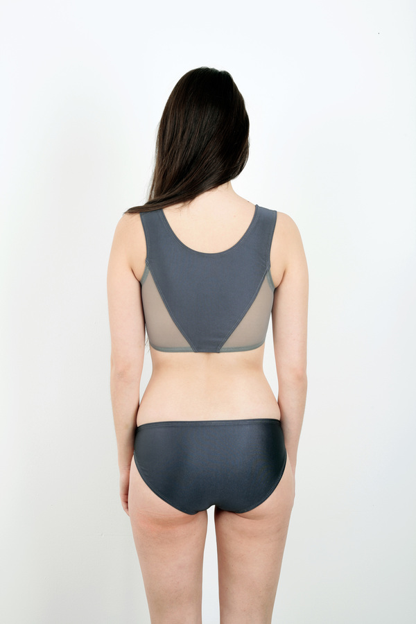 Minnow Bathers Araya Gray Top Minnow Bathers Araya Gray Top