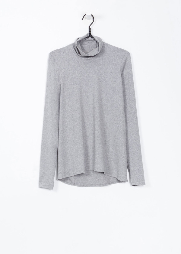 Kowtow Grey Marle Turtle Neck Top Kowtow Grey Marle Turtle Neck Top
