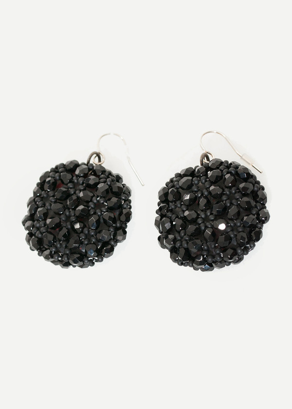 Maria Calderara Cluster Earring in Black Maria Calderara Cluster Earring in Black