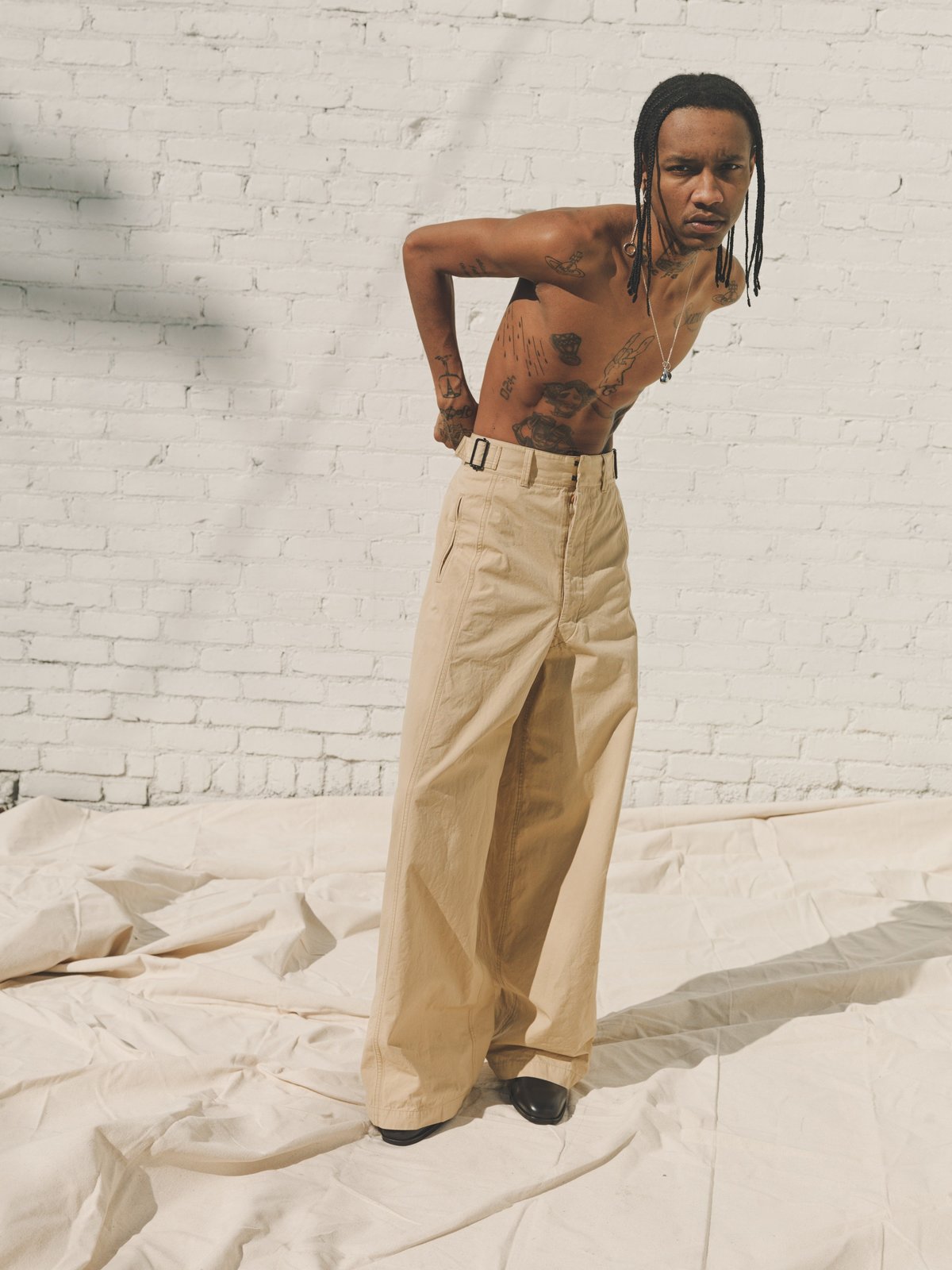 Lemaire Large Military Buckle Pant 