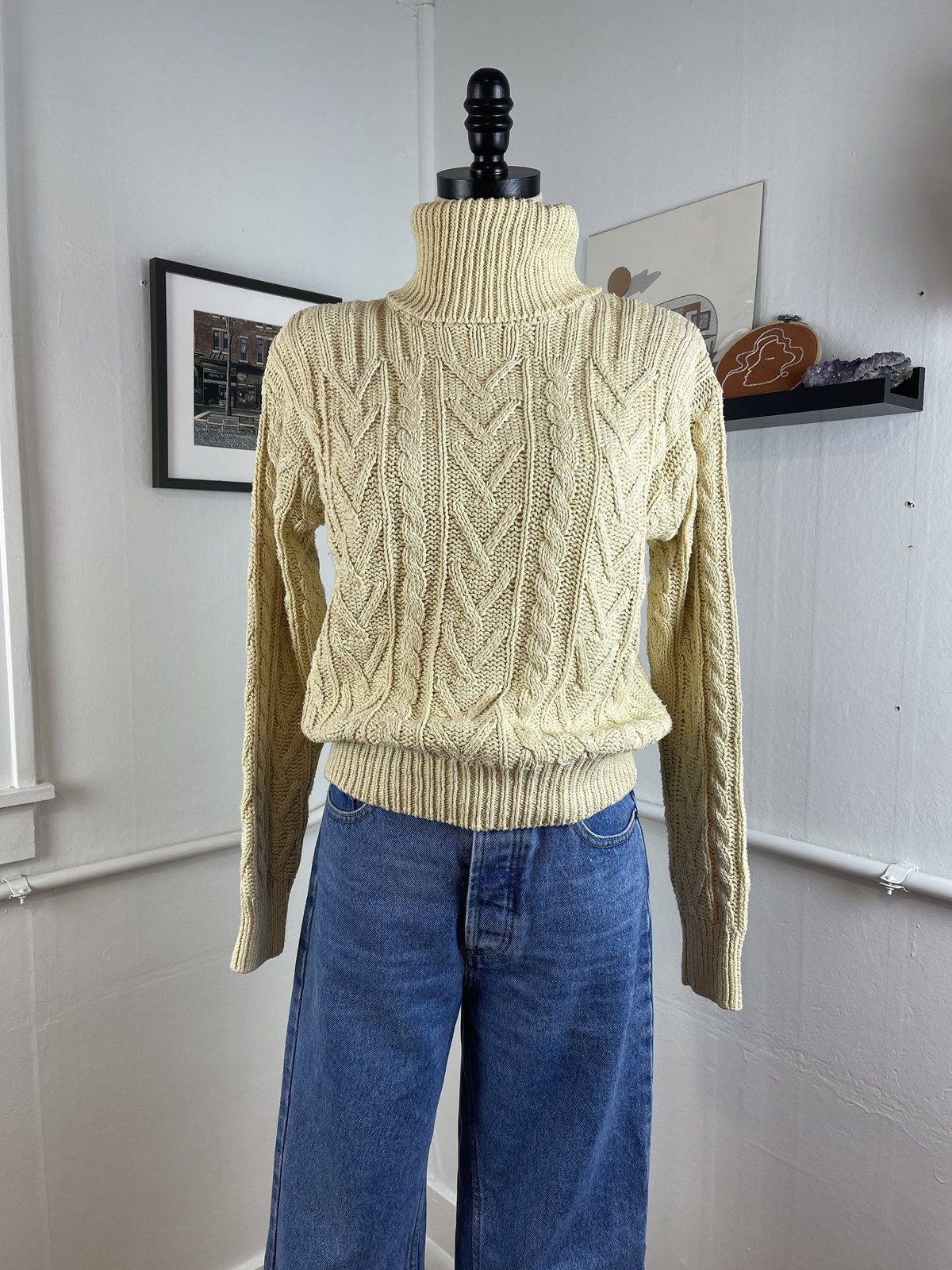 Vintage Liz Claiborne Silk Blend Cable 