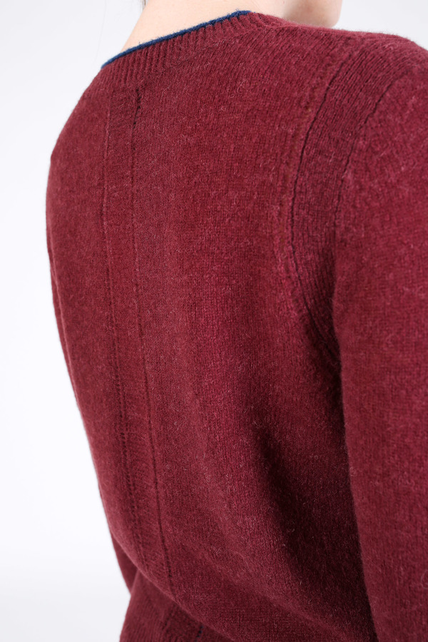 Steven Alan Chord sweater in burgundy Steven Alan Chord sweater in burgundy
