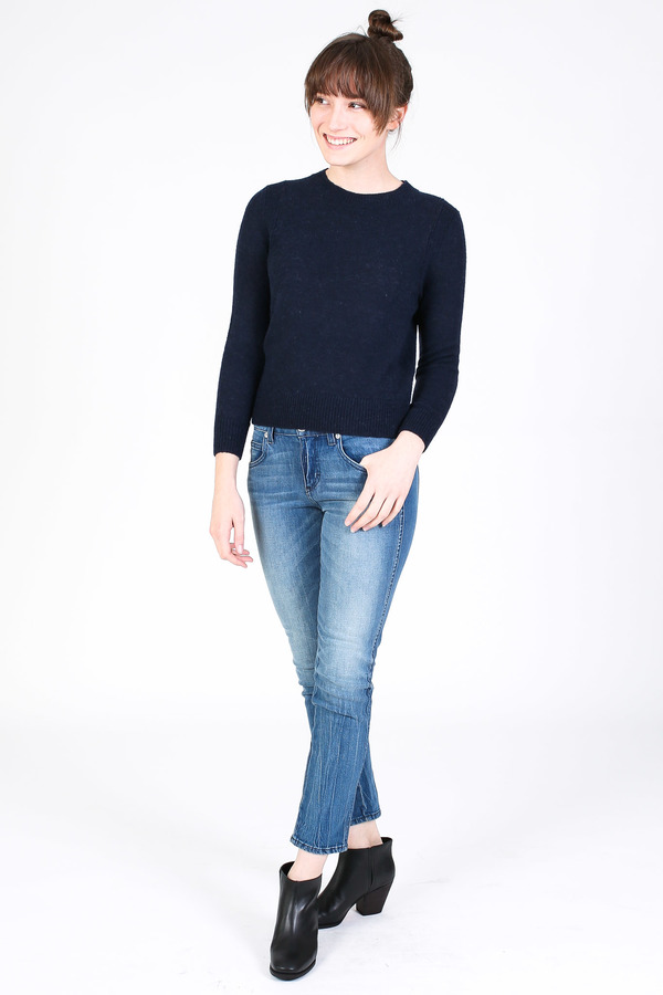 Steven Alan Chord sweater in navy Steven Alan Chord sweater in navy