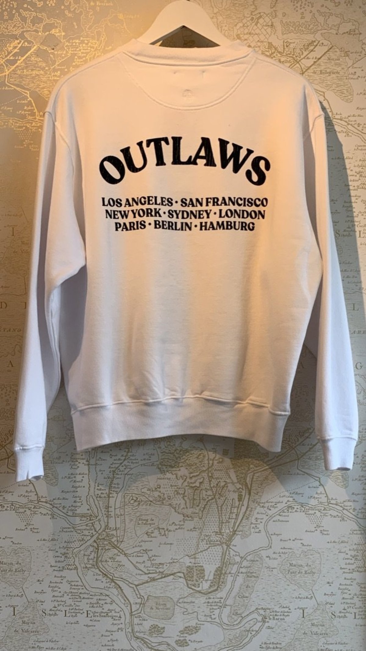 anine bing outlaws sweatshirt