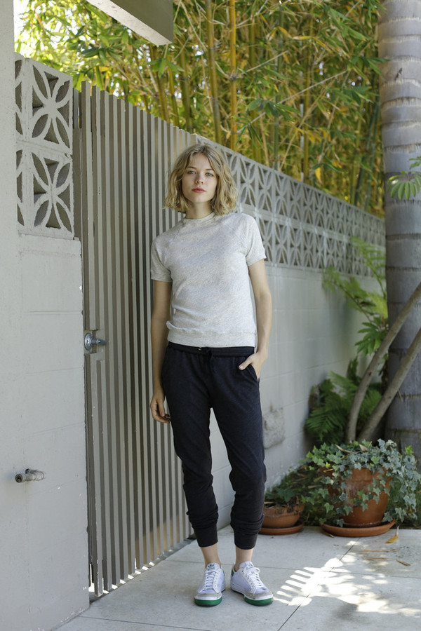 Calder Blake Cocteau Pant in Htr Slub Jersey Calder Blake Cocteau Pant in Htr Slub Jersey