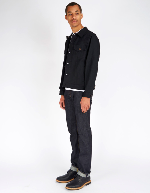 Tellason Japanese Selvedge Jean Jacket Black Tellason Japanese Selvedge Jean Jacket Black