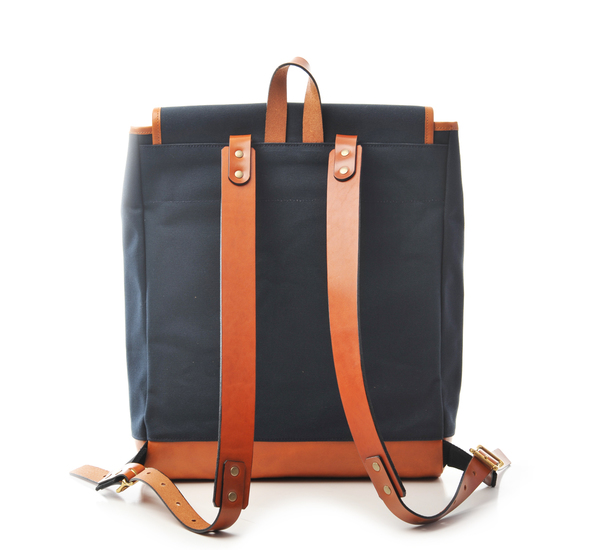 Southern Field Industries Indigo and Tan SF Rucksack Southern Field Industries Indigo and Tan SF Rucksack