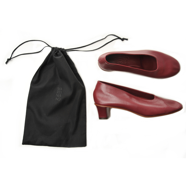 Martiniano Burgundy High Glove Shoe Martiniano Burgundy High Glove Shoe