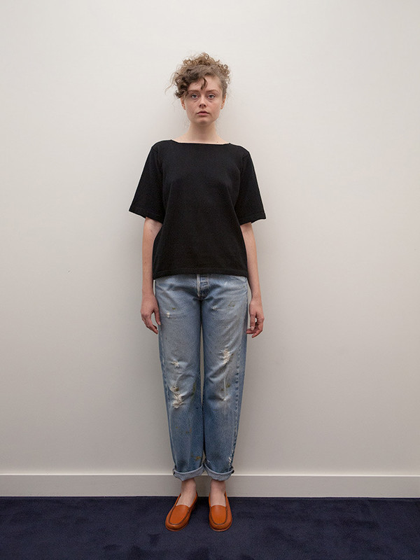 Lauren Manoogian Short T, Black Lauren Manoogian Short T, Black
