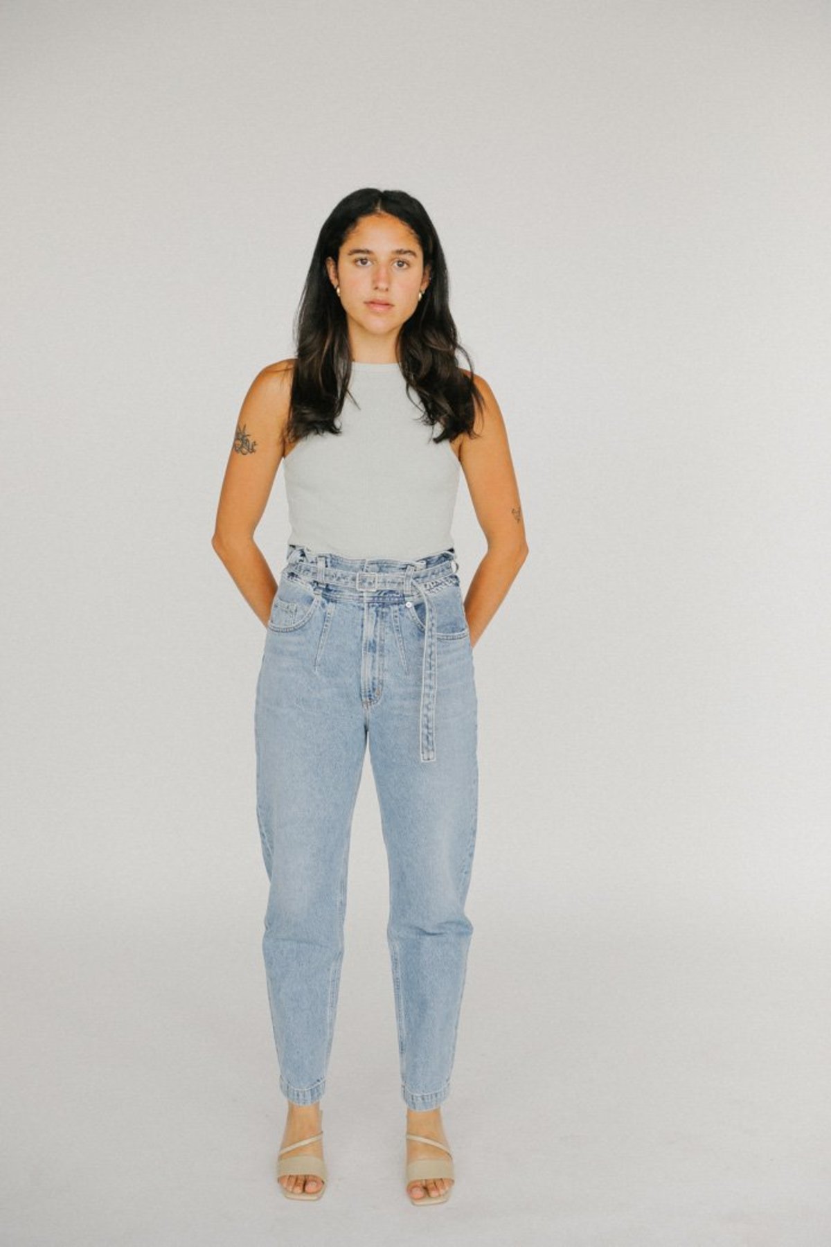 Agolde Riya Elasticated Peg Jean 