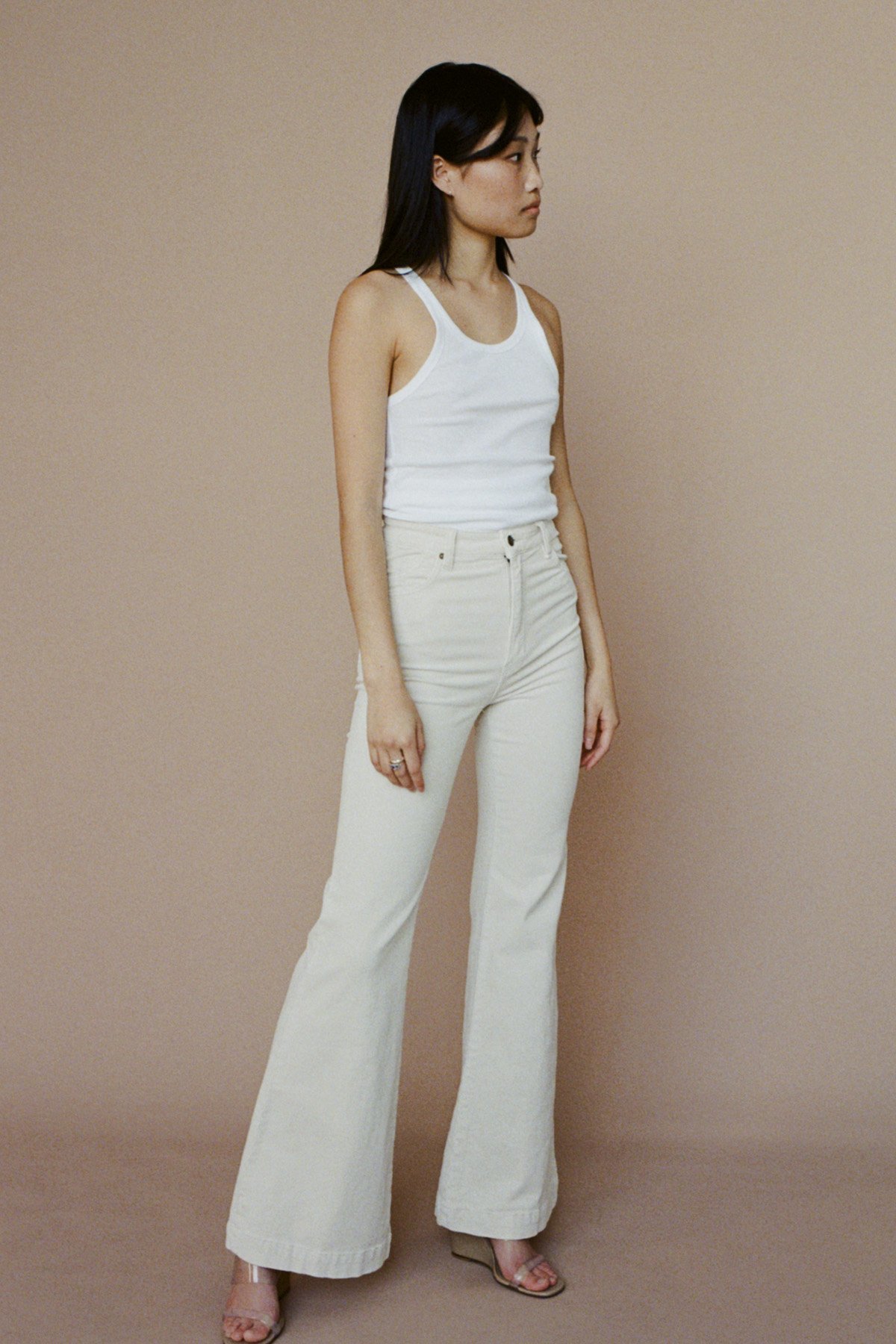 Eastcoast Flare Jeans – Vanilla Cord 