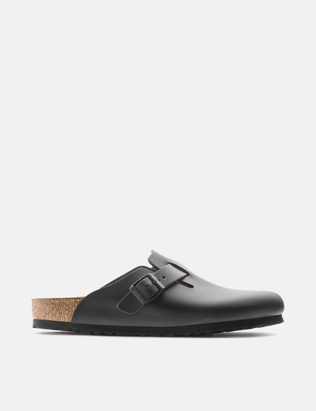 birkenstock boston natural leather black