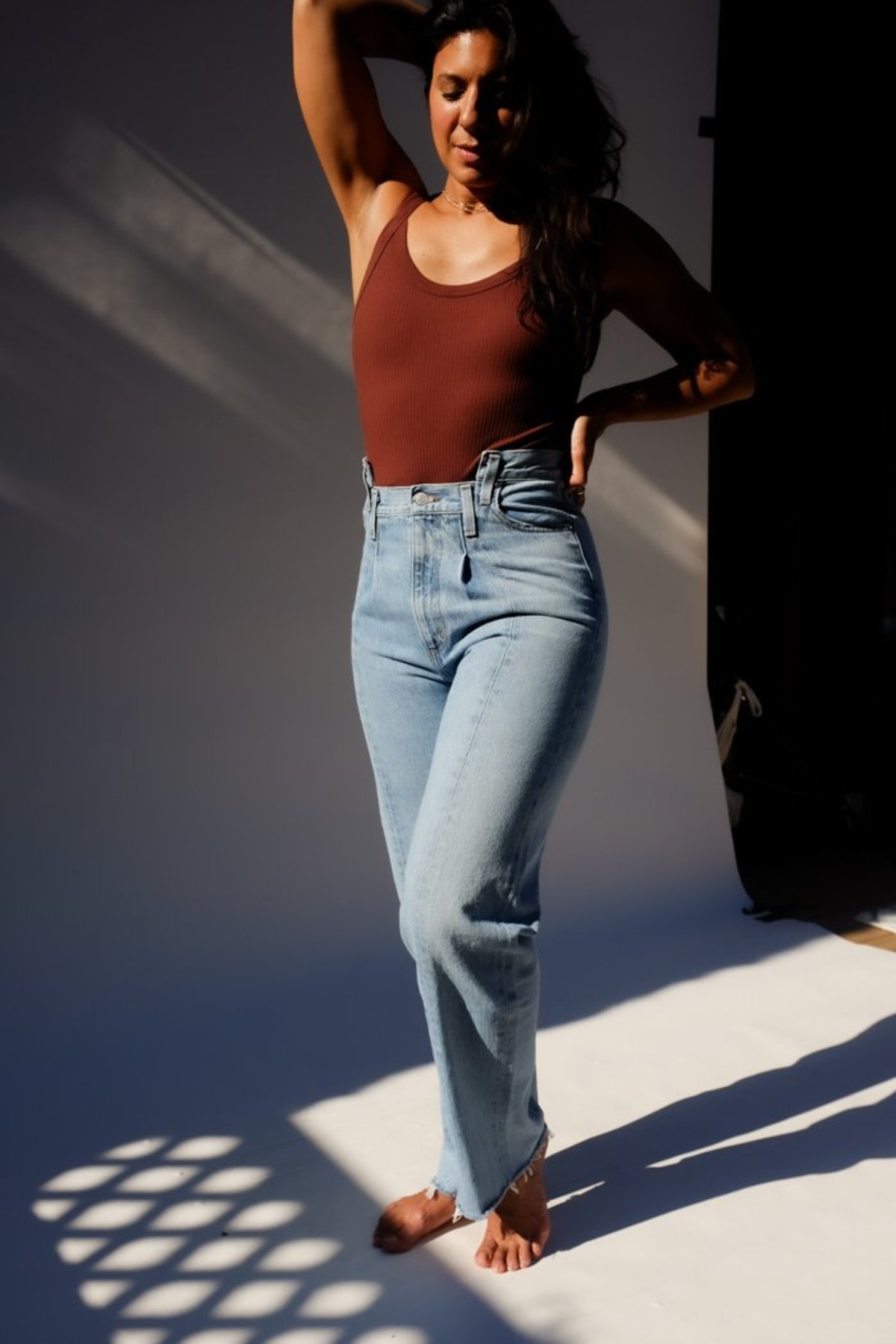 AGOLDE PIECED ANGLE JEAN - MATRIX 