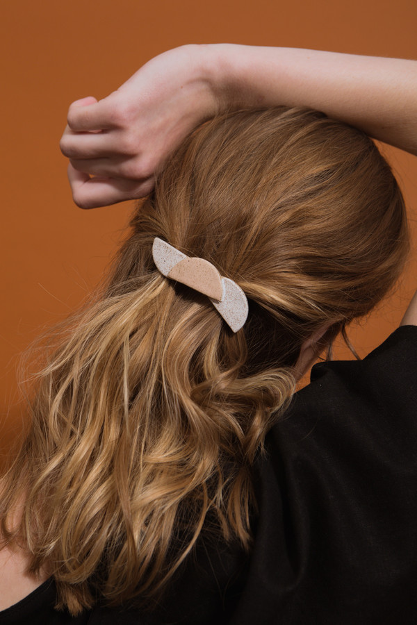 Gamma Folk Triple Moon Hairclip Gamma Folk Triple Moon Hairclip
