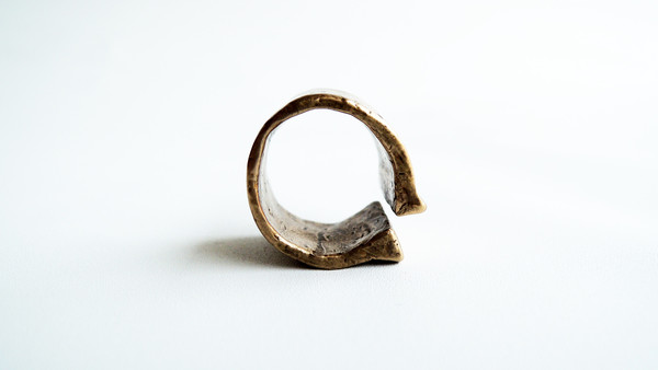 WWAKE Double Vertical Bevel Ring WWAKE Double Vertical Bevel Ring