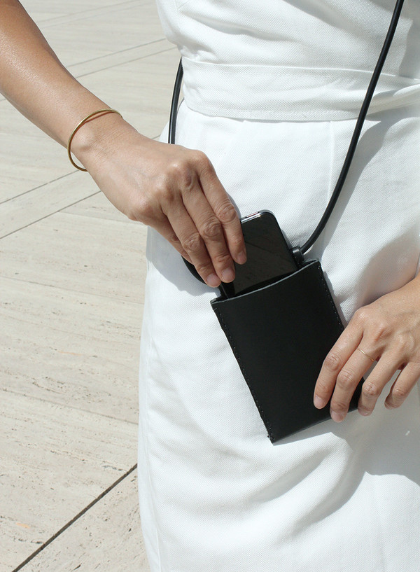 Building Block Iphone Sling in Black Building Block Iphone Sling in Black