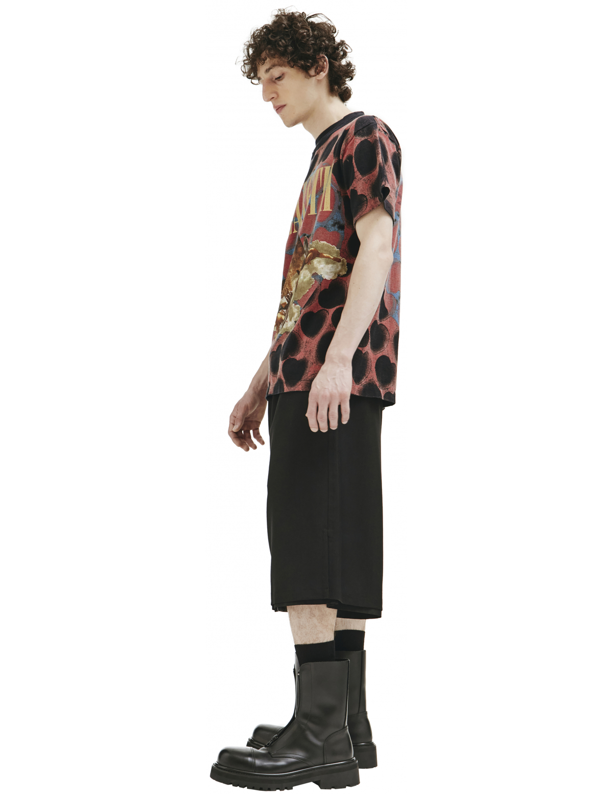Saint Michael Nazareth Printed T-shirt - black | Garmentory