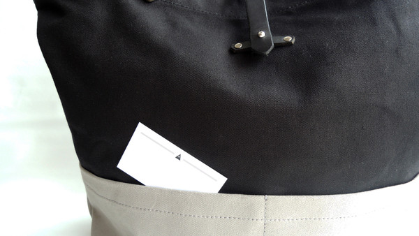 The Stowe Market Tote Blk/Grey The Stowe Market Tote Blk/Grey