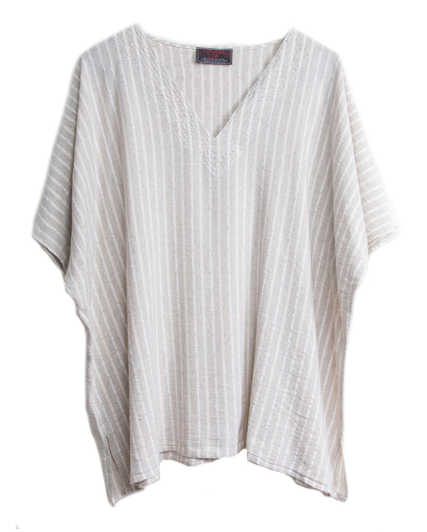 Tienda Ho 82 Top in Striped Linen Tienda Ho 82 Top in Striped Linen