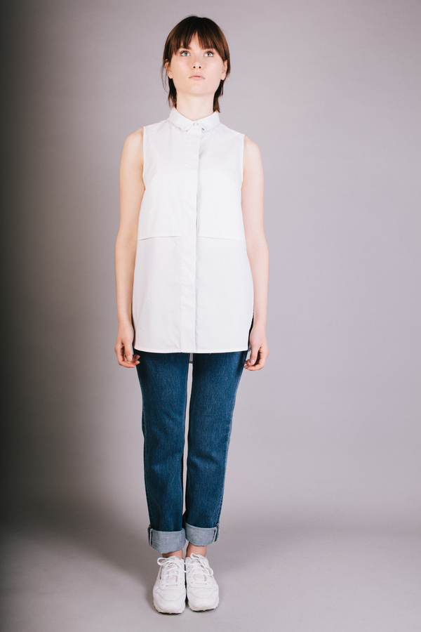 Kara Liu Esgair Sleeveless Shirt Kara Liu Esgair Sleeveless Shirt
