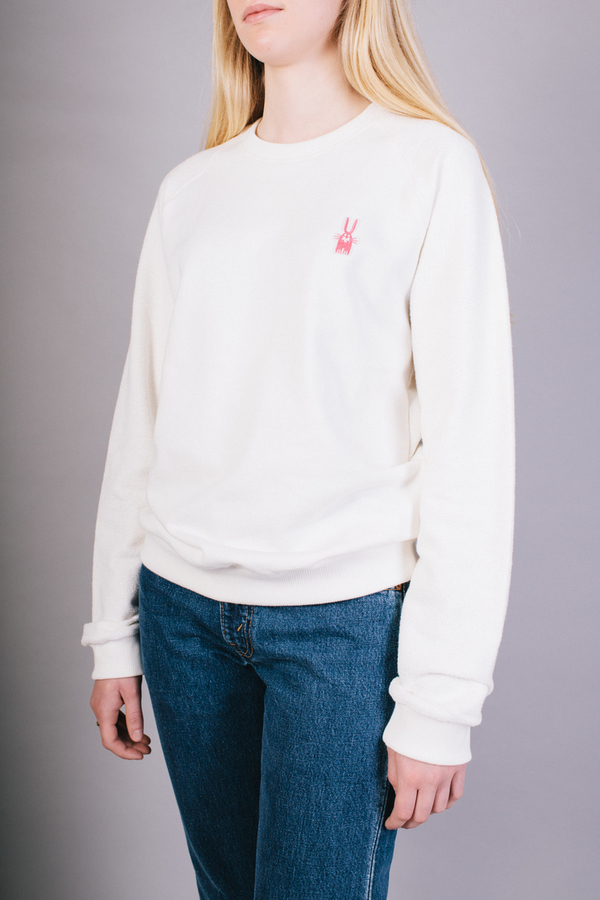 Peter Jensen X Peanuts Reverse Sweatshirt White Peter Jensen X Peanuts Reverse Sweatshirt White