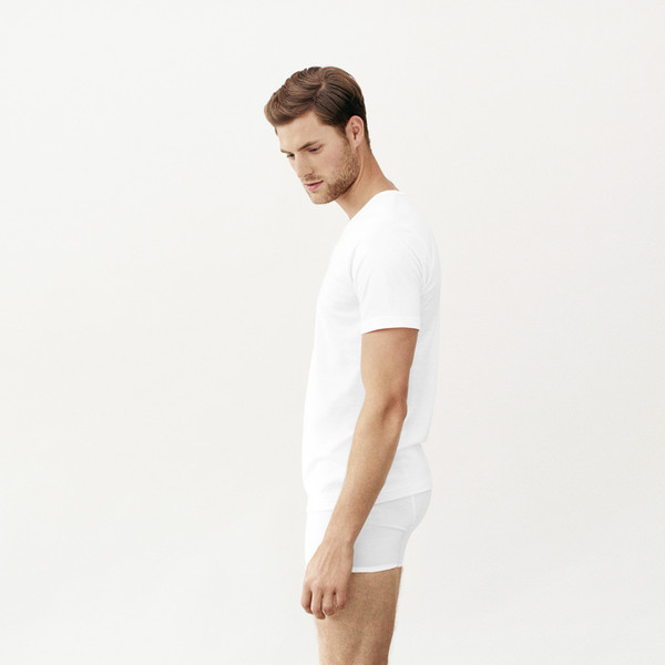 Handvaerk V Neck Undershirt White Handvaerk V Neck Undershirt White