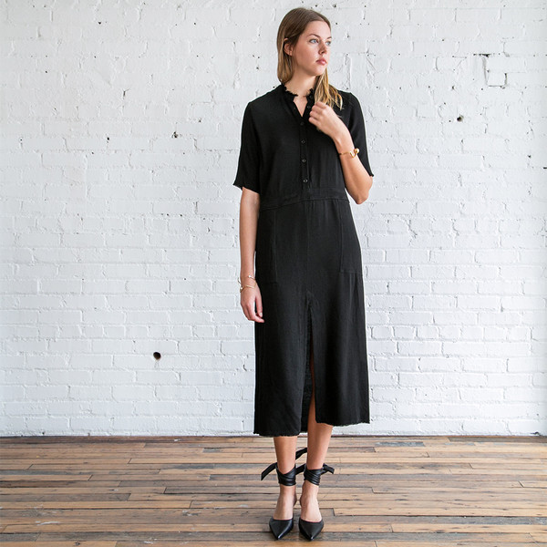 Raquel Allegra House Dress Black Raquel Allegra House Dress Black