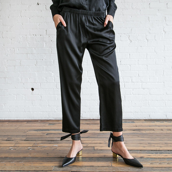 Raquel Allegra Relaxed Pant Black Raquel Allegra Relaxed Pant Black
