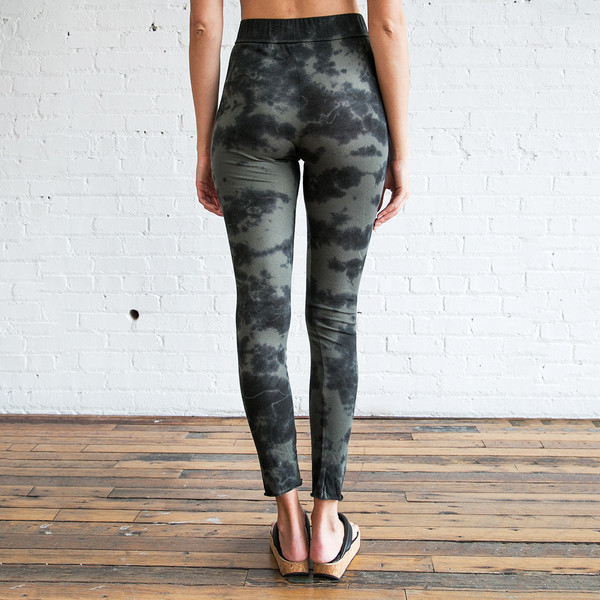 Raquel Allegra Tie Dye Jersey Leggings Army Raquel Allegra Tie Dye Jersey Leggings Army