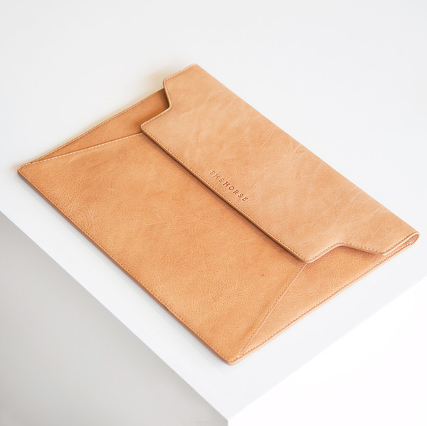 The Horse Laptop Cover Vegetable Tan The Horse Laptop Cover Vegetable Tan
