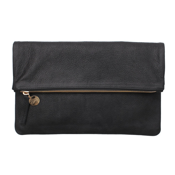Clare V. Foldover Black Nubuck Clare V. Foldover Black Nubuck