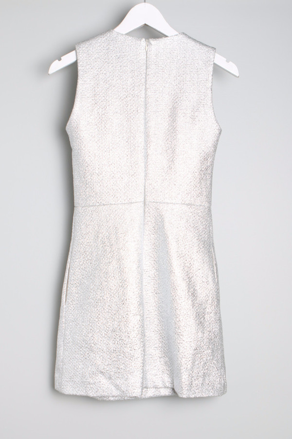 Maison Kitsune Silver Flore Dress Maison Kitsune Silver Flore Dress