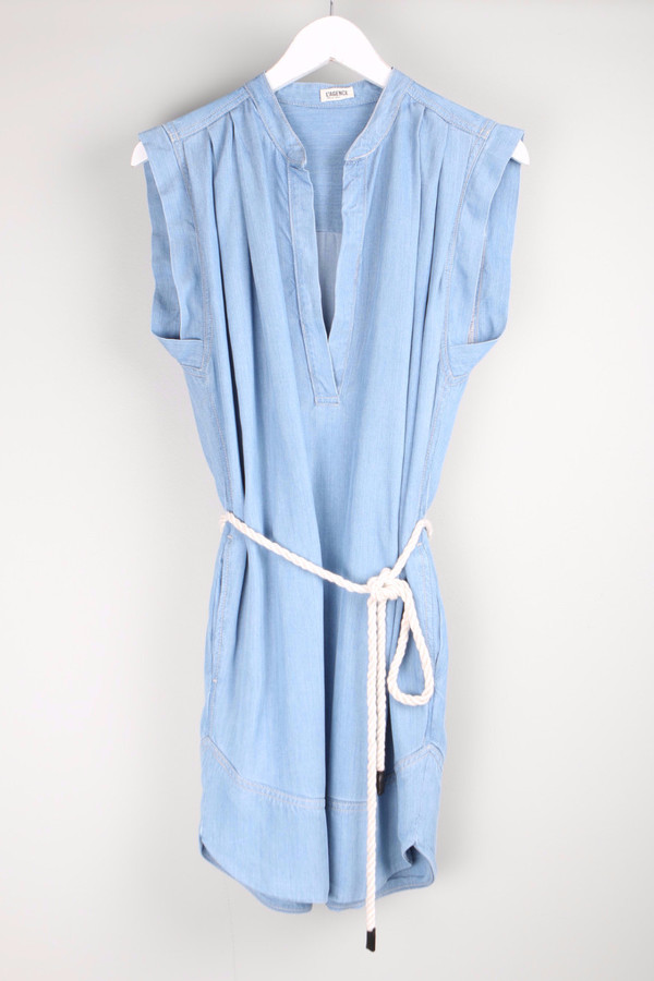 L'agence Sleeveless Shirt Dress L'agence Sleeveless Shirt Dress