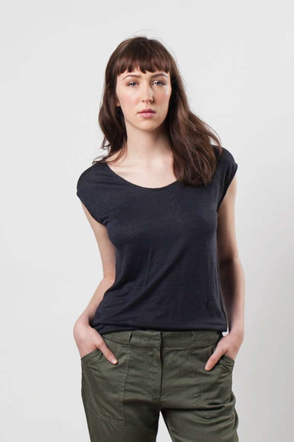 Bridge & Burn Elm Linen Navy Bridge & Burn Elm Linen Navy