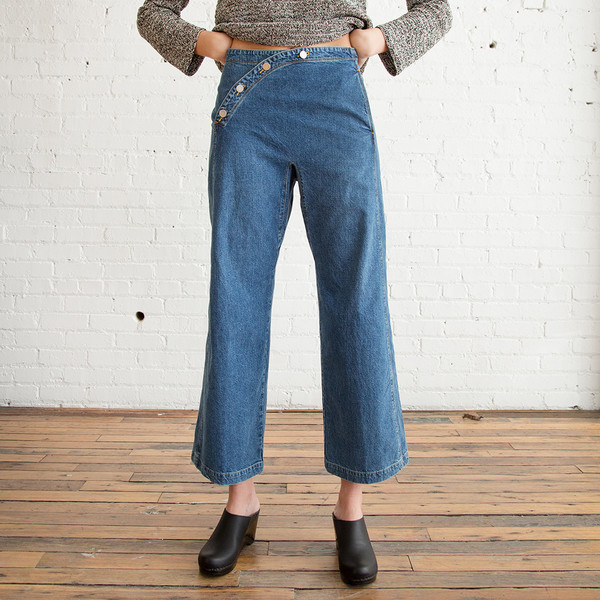 Rachel Comey Sailor Bishop Pant Indigo Rachel Comey Sailor Bishop Pant Indigo