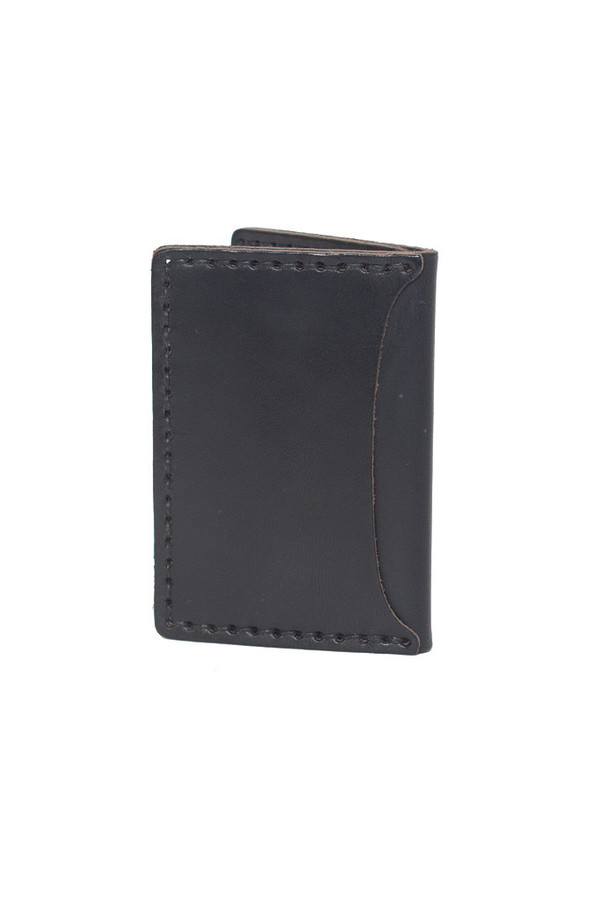Wood&Faulk Front Pocket Wallet Black Wood&Faulk Front Pocket Wallet Black