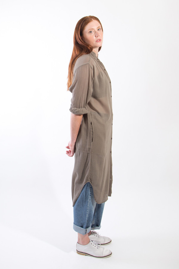 Black Crane Double Collar Dress Black Crane Double Collar Dress
