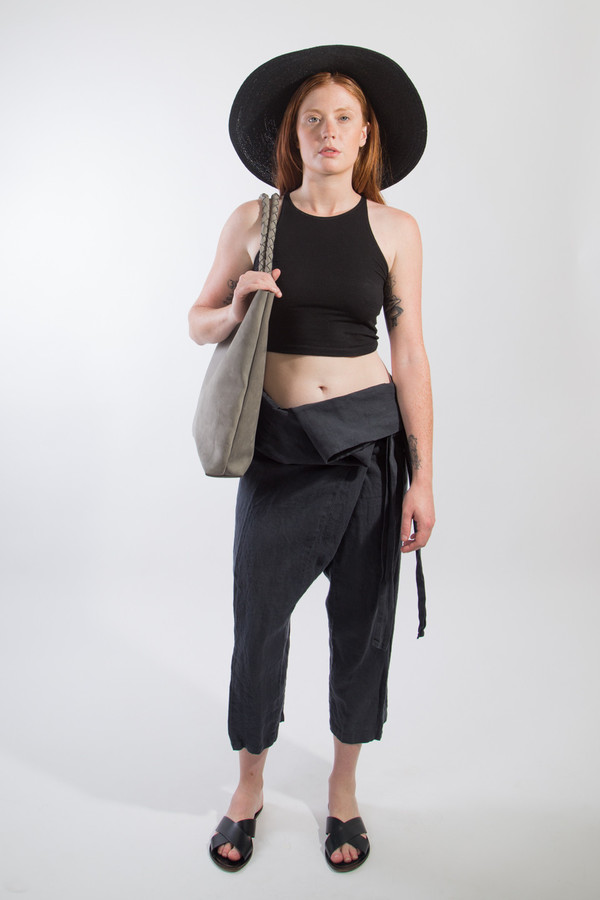 Black Crane Wrap Pants Black Crane Wrap Pants