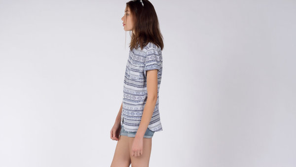 Native Youth Baja Drape Shirt Native Youth Baja Drape Shirt