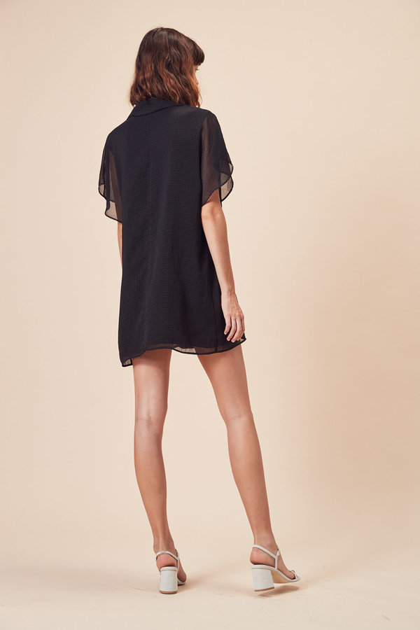Stil. Pfeiffer Mini Dress in Black Check Stil. Pfeiffer Mini Dress in Black Check