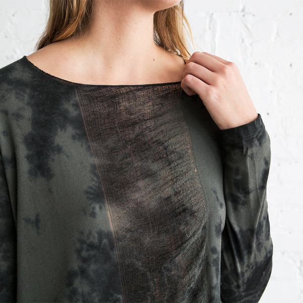 Raquel Allegra L/S Basic Tee Army TD Raquel Allegra L/S Basic Tee Army TD