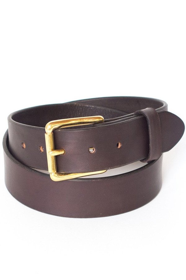 Wood&Faulk Standard Belt Brown Wood&Faulk Standard Belt Brown
