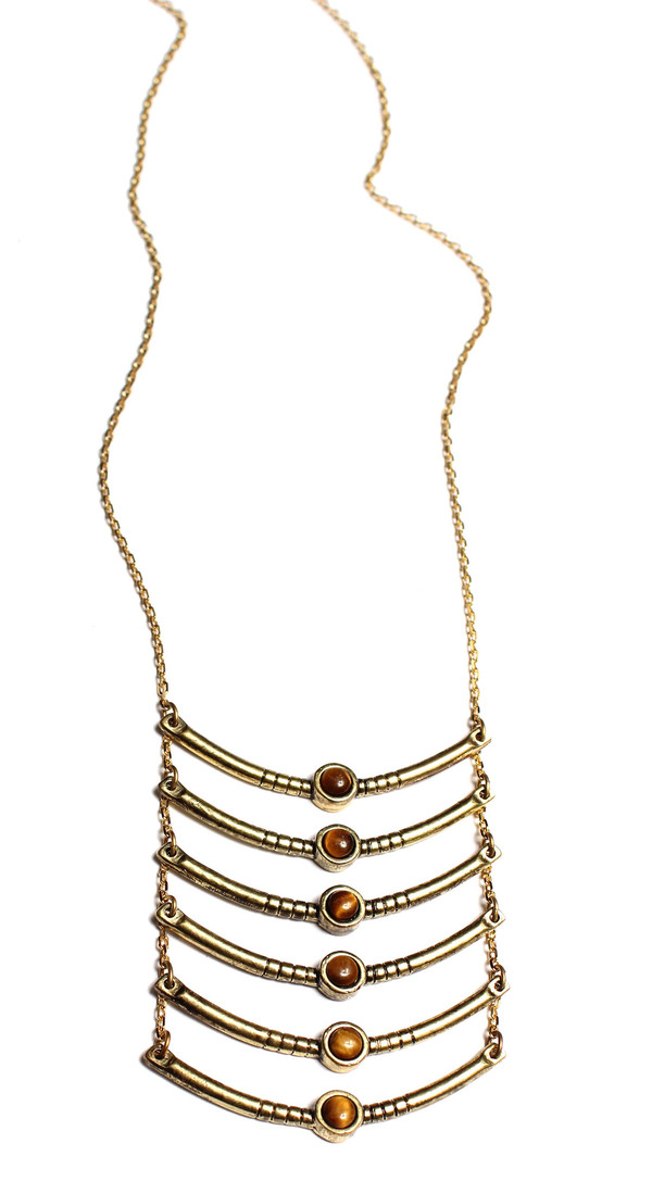 Ax + Apple Breastplate Necklace in Gold Ax + Apple Breastplate Necklace in Gold