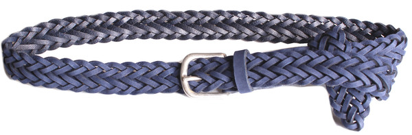 Rag & Bone Classic Braided Belt in Cobalt Rag & Bone Classic Braided Belt in Cobalt